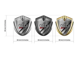 Audi Cupolato Emblema Badge Forza Pro Personalizzabile